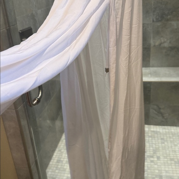 Classic White Swimsuit Coverup/Caftan, New - Picture 5 of 5